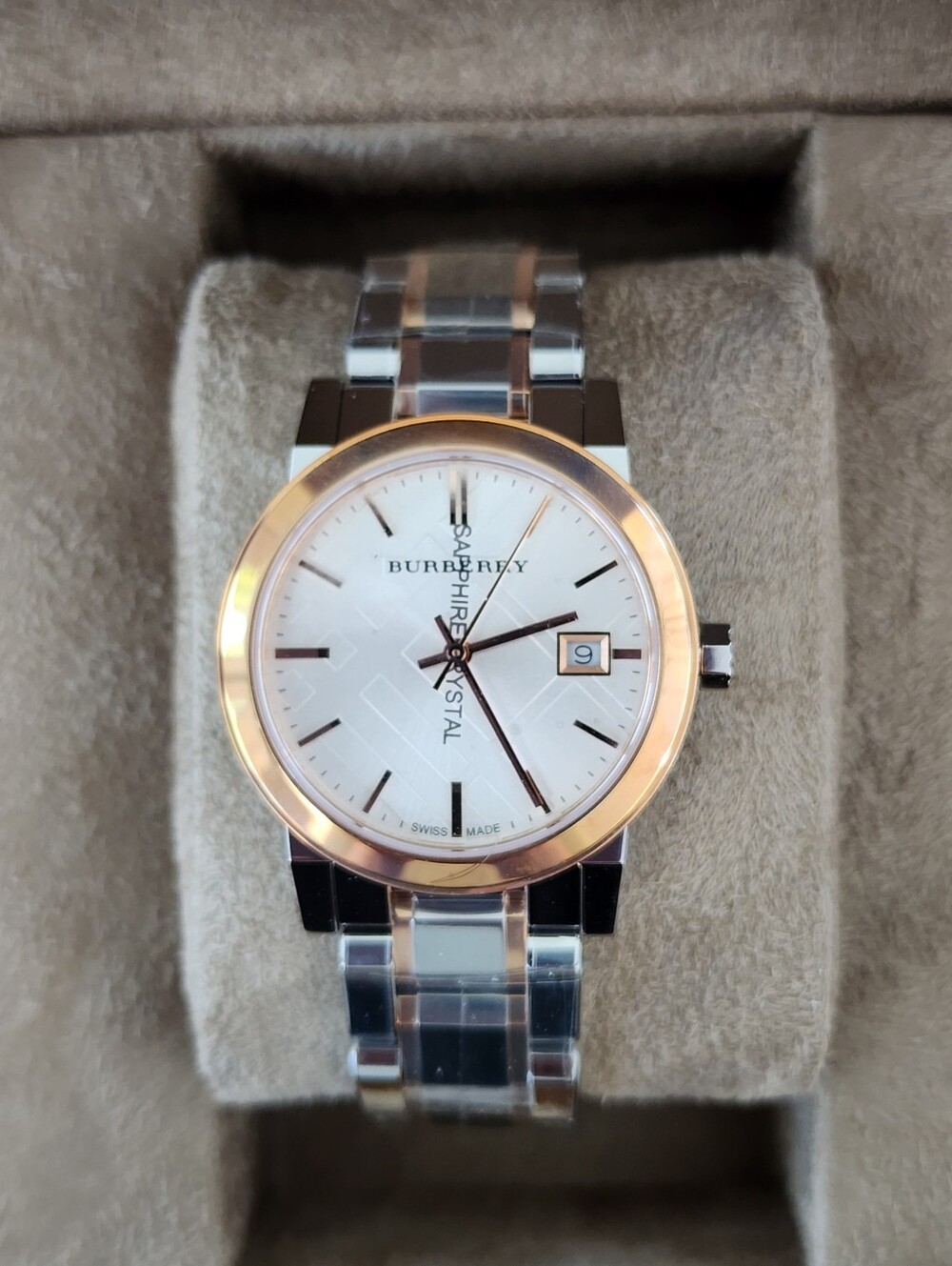 $595 Brand New Burberry "The City" Men Watch  BU9105